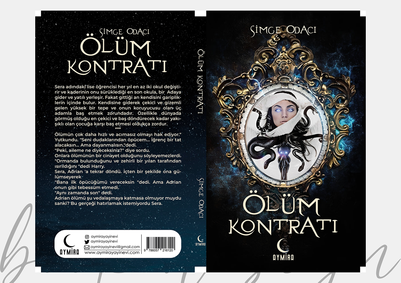 Simge Odacı - Ölüm Kontratı | Book Cover Design