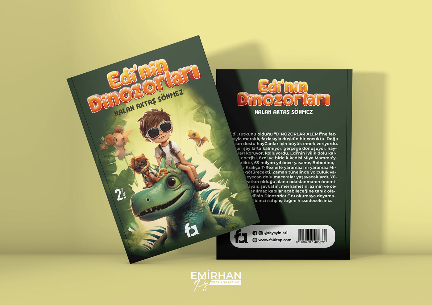 Edinin Dinozorları | Book Cover Design — görsel 2