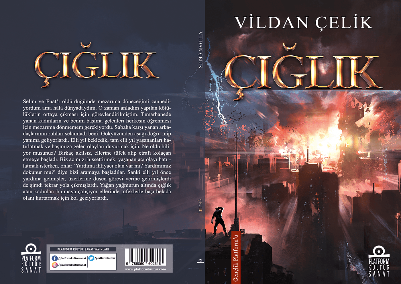 Çığlık | Book Cover Design — görsel 1