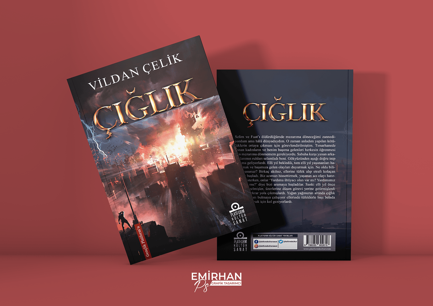 Çığlık | Book Cover Design — görsel 2