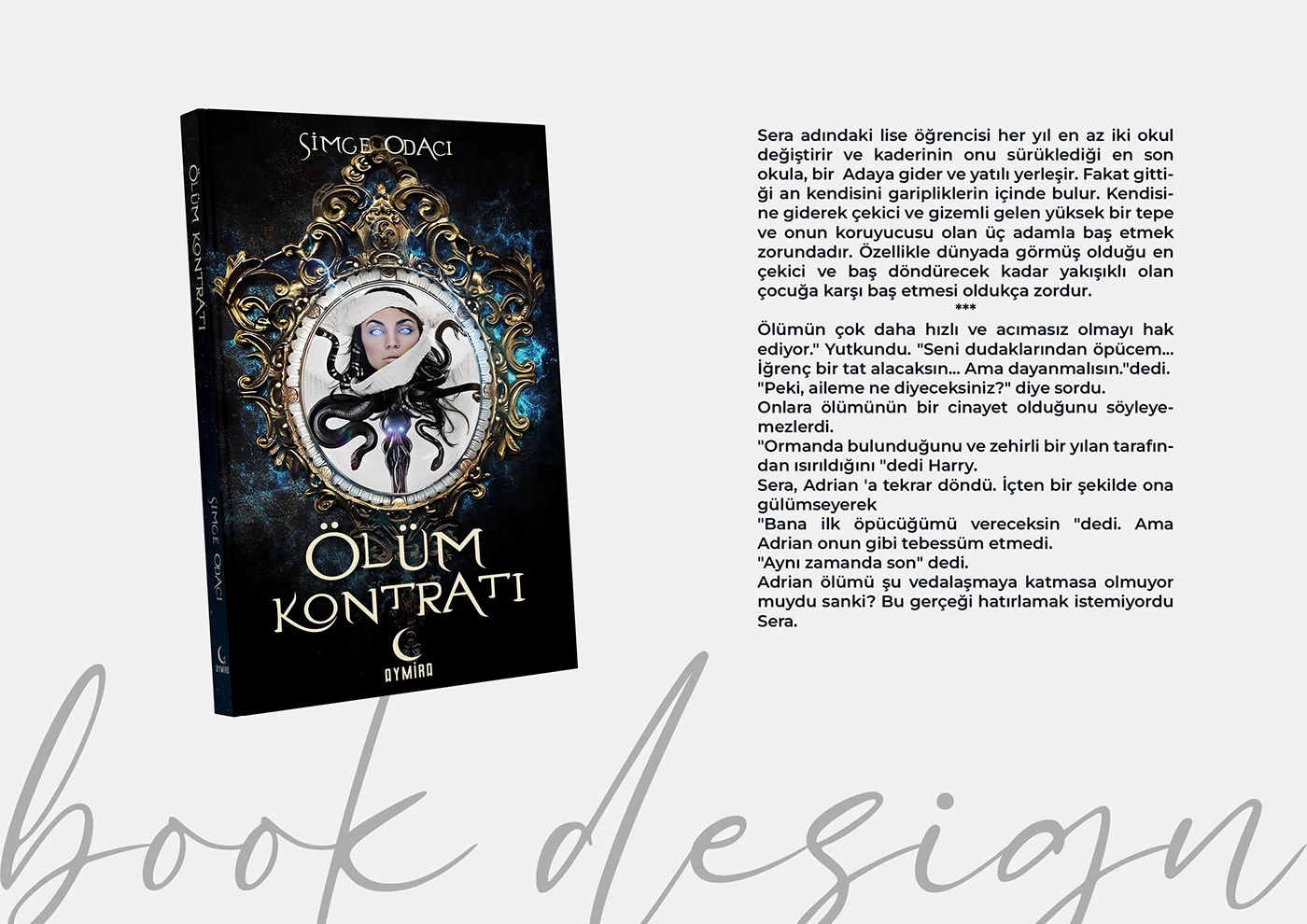 Simge Odacı - Ölüm Kontratı | Book Cover Design — görsel 1