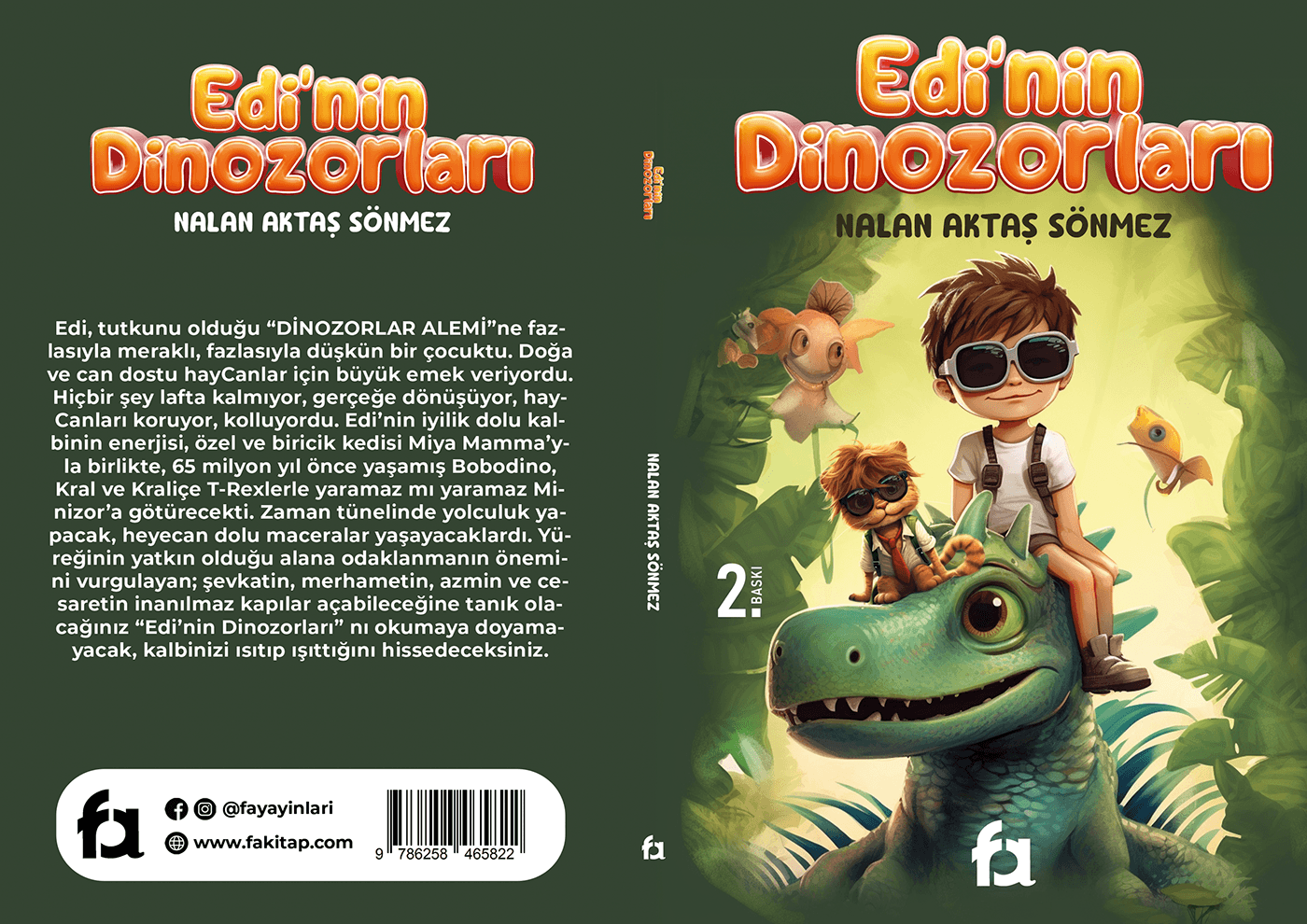 Edinin Dinozorları | Book Cover Design — görsel 1