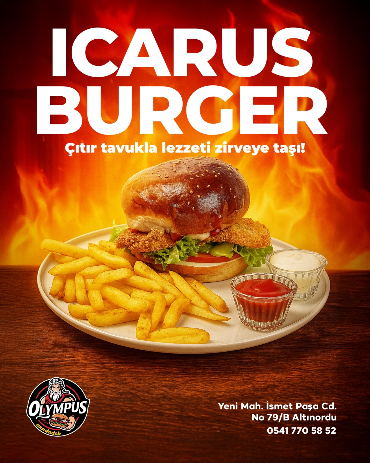 Sosyal Medya Tasarımı | Burger ve Fast Food Reklam Görselleri