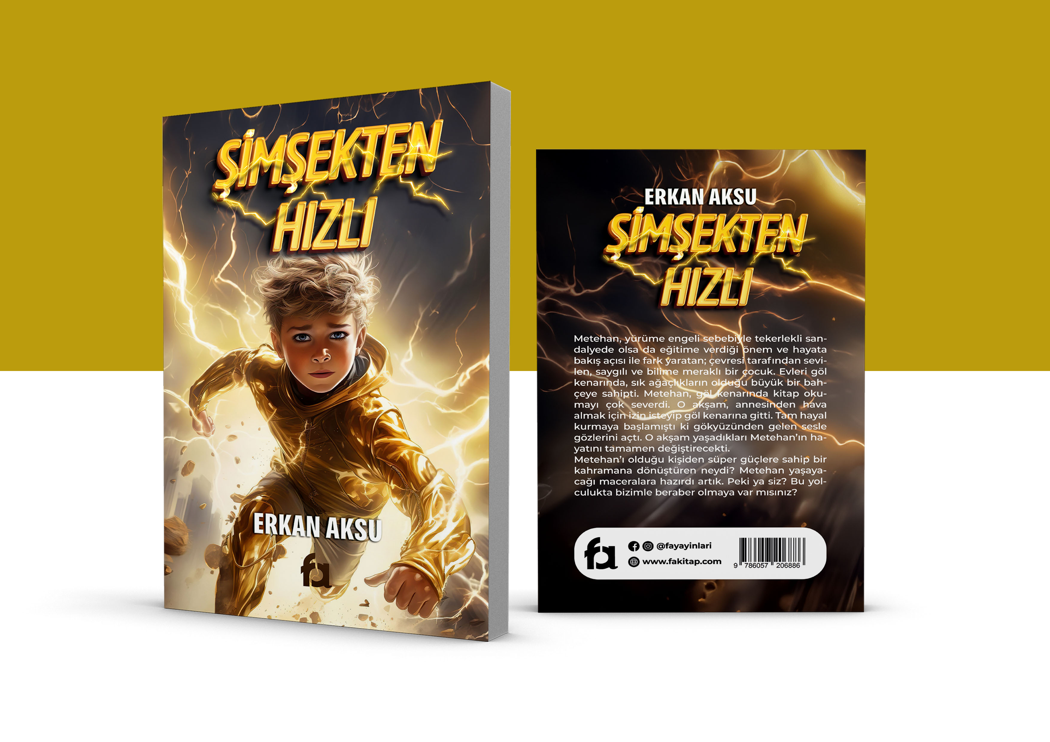 Şimşekten Hızlı | Kitap Kapak Tasarımı