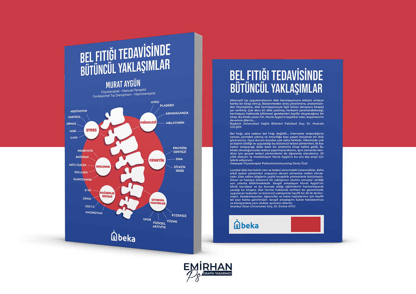 Bel Fıtığı Tedavisinde ... | Book Cover Design